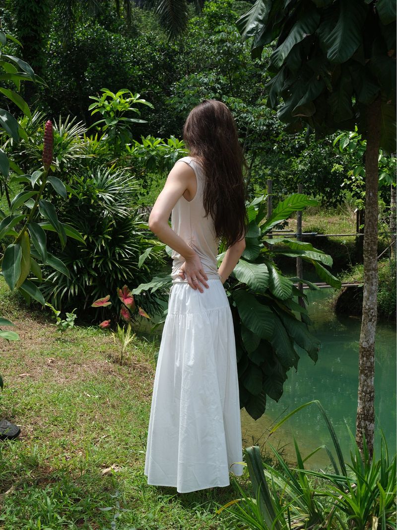 Soft Drape Sleeveless (Oatmeal)