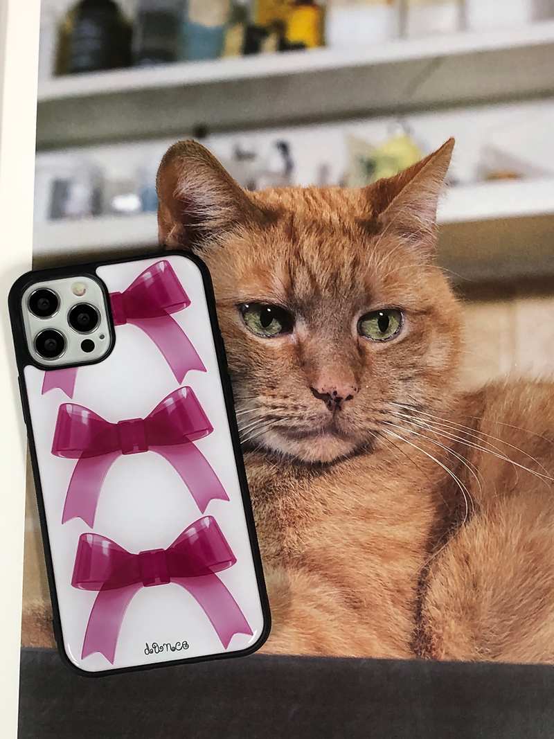DANCE(ダンス)の「(PLUM) JELLY RIBBON EPOXY CASE(Smartphone Accessories)」