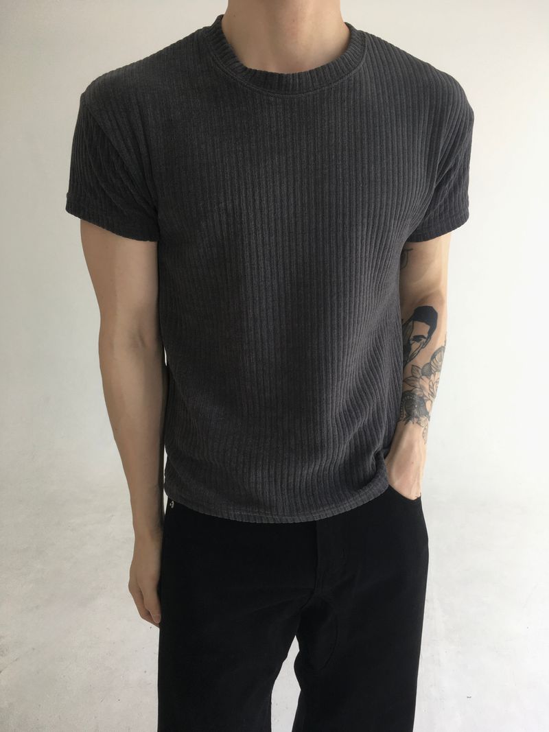 crop ned short sleeve(3colors)