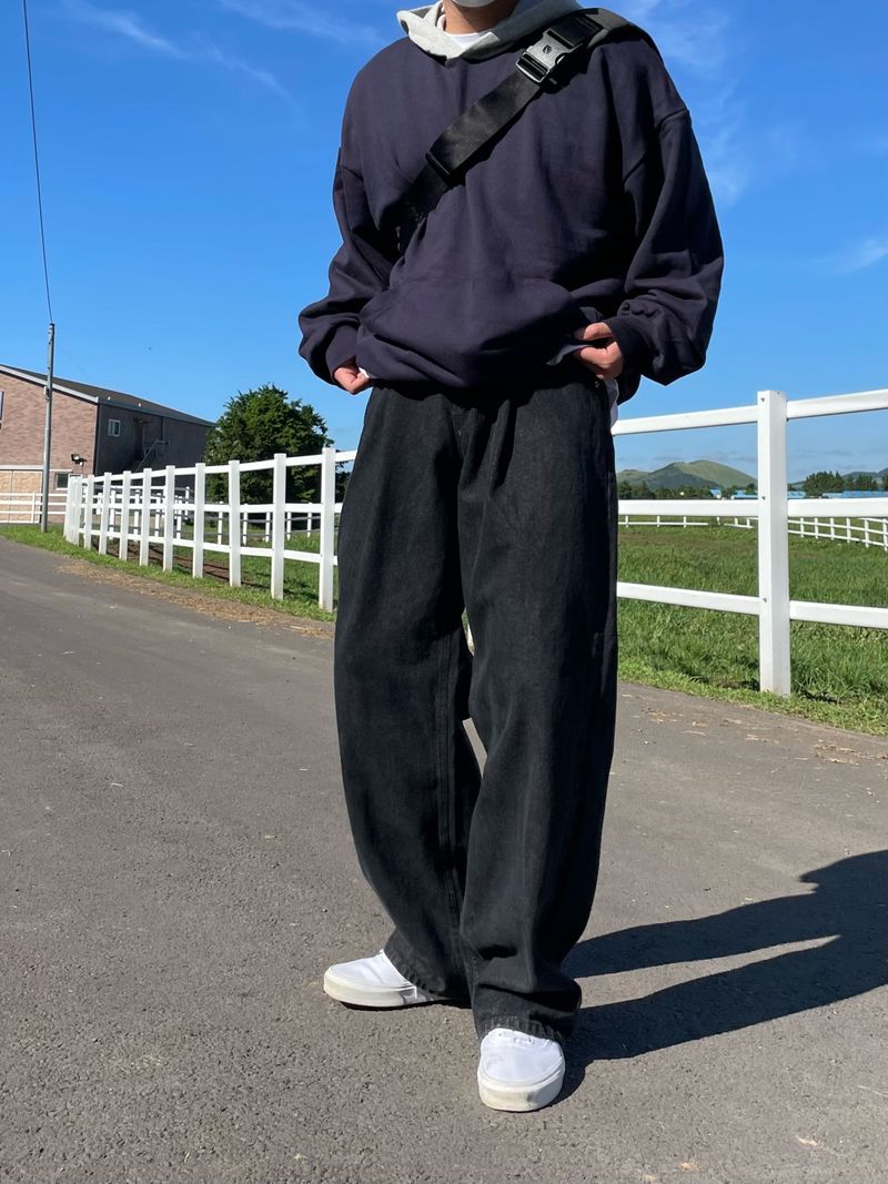 COVER TWO TONE LOOSEFIT HOODY