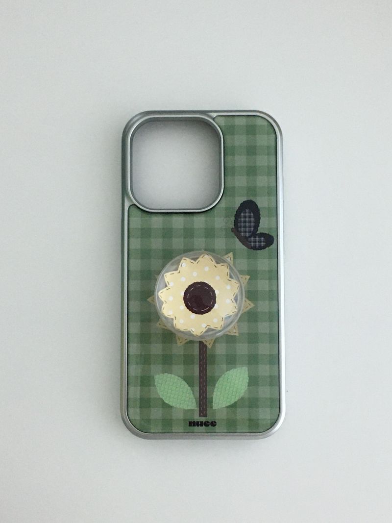 shop.nuee（ショップニュイ）の「sunflower case (silver) （Smartphone Accessories）」
