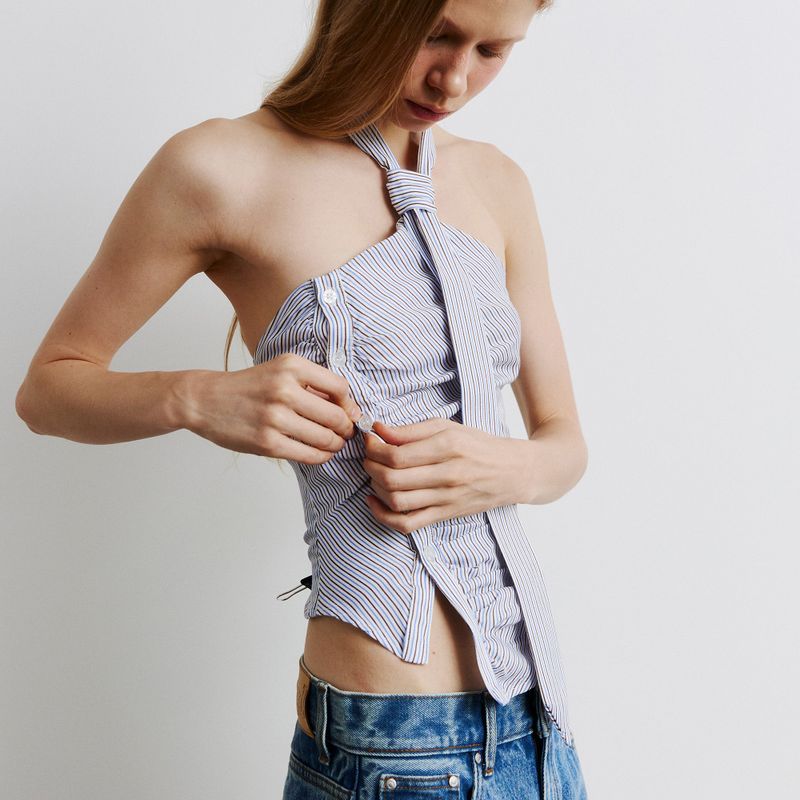 GIGAL NECKTIE TOP