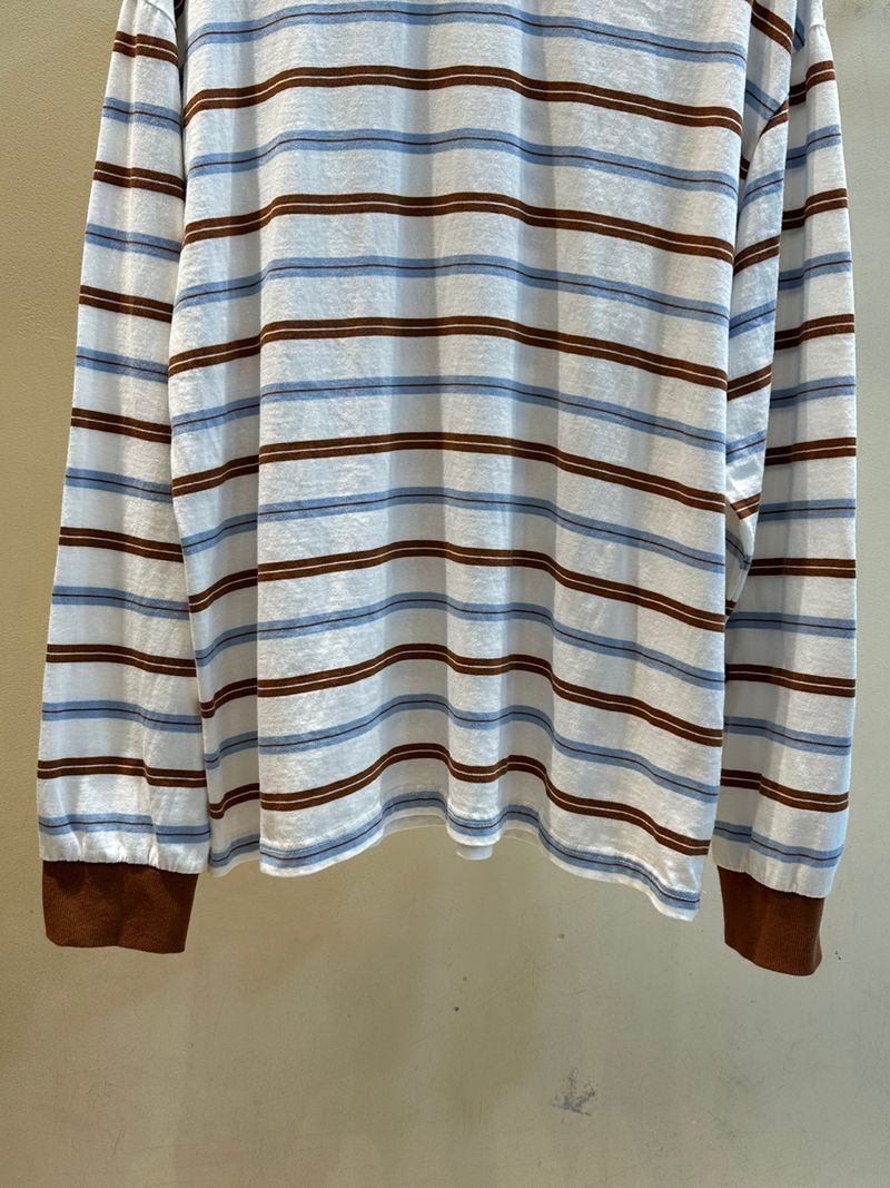 Striped Crown Long Sleeve 3COLOR