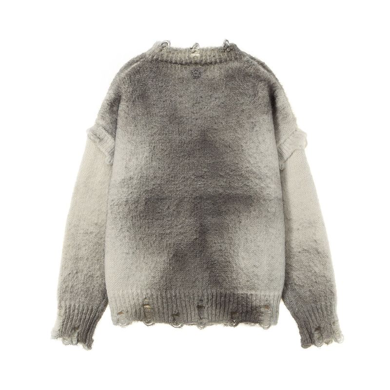 [23FW LSD COLLECTION] Spray Oversized Cardigan_Grey [aespa winter pick]