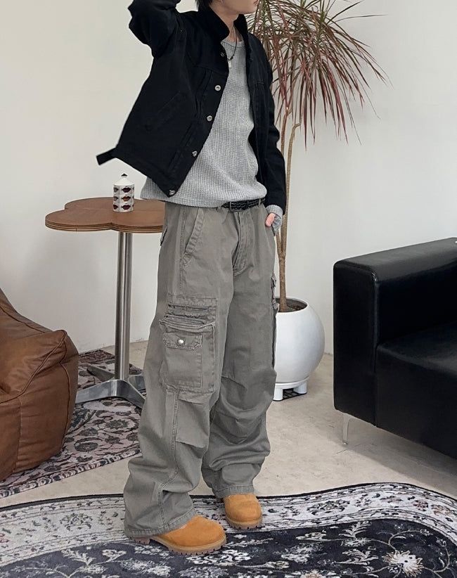 Kyle Washed Crop Trucker Jacket