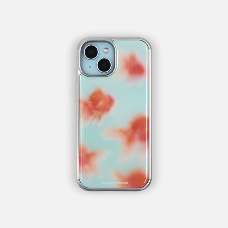 sunvase service（サンベースサービス）の「ゴールドフィッシュブラーケース_ミント (シルバーエポキシ)（スマホグッズ/小物）」