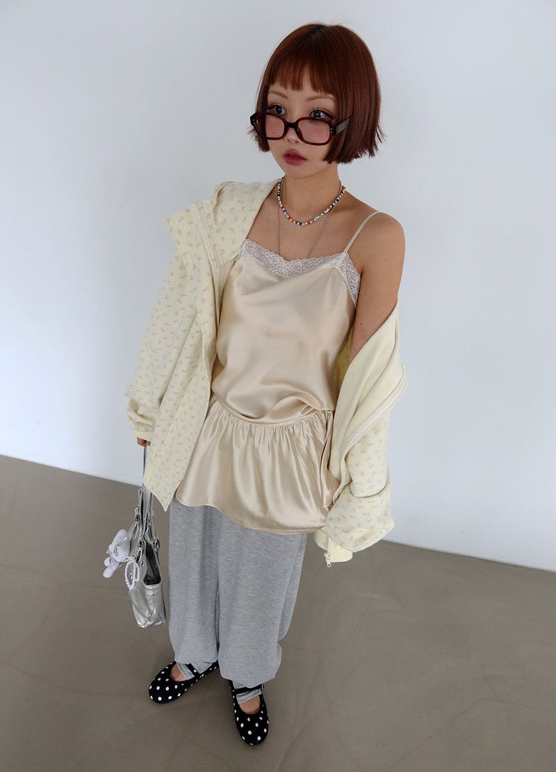 Warmer Layered Wide Jogging Pants