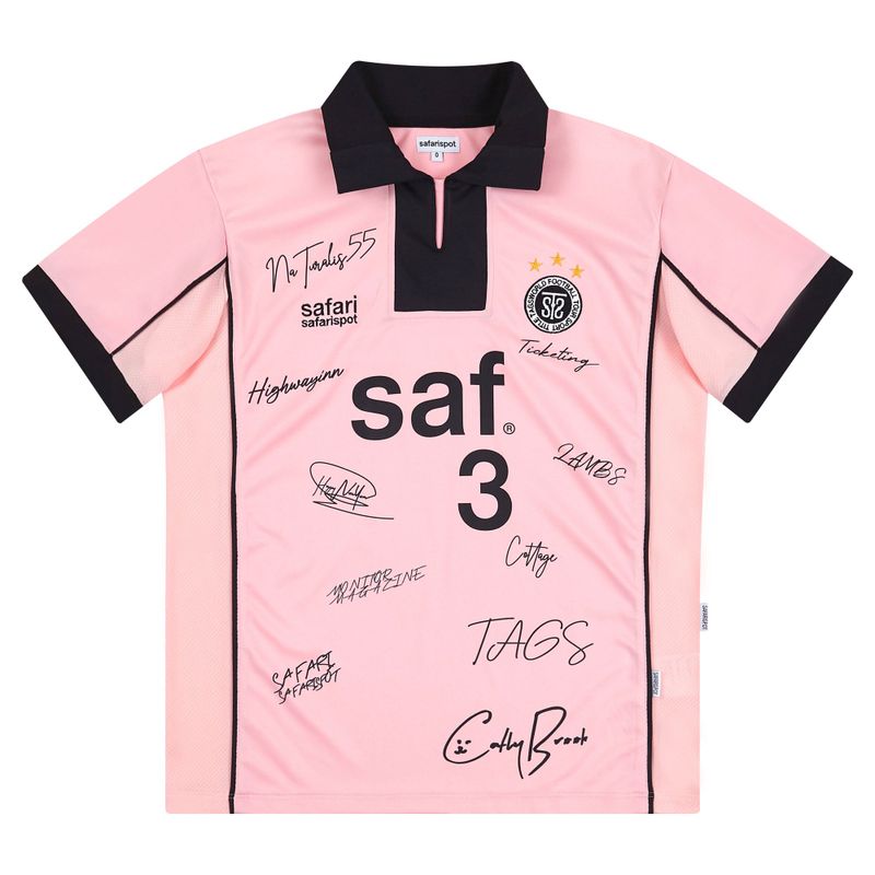 safarispot（サファリスポット）の「ROUX BASE UNIFORM FC JERSEY (PINK)（Tops）」