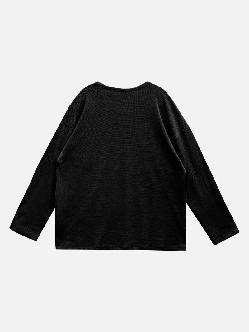 Module Basic Waffle Uniqlo Long Sleeve 4C