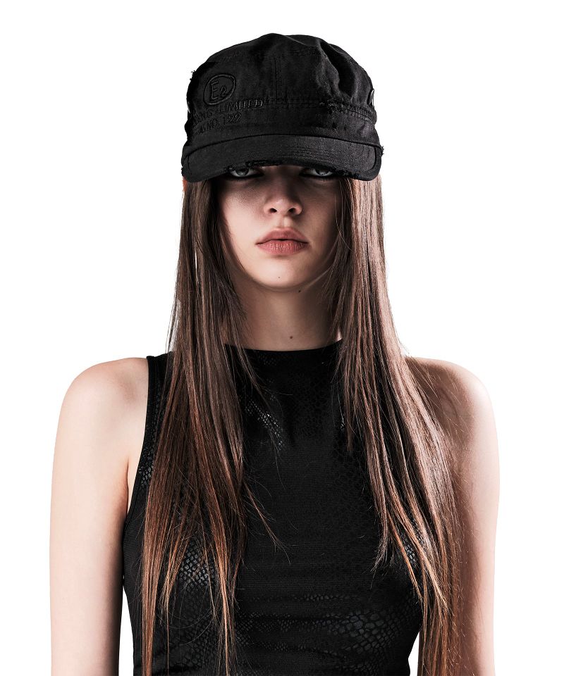 E2 MILITARY CAP BLACK