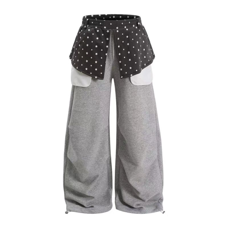 Cozy&Kitsch（コージーアンドキッチ）の「ミラスターレイヤードワイドレッグパンツ（パンツ）」