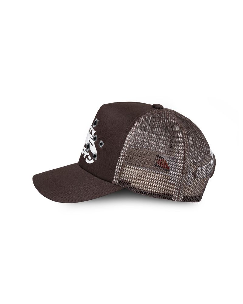 Mesh Cap DirtyCoins Wavy Get Shoot Brown