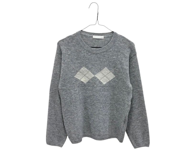 Ked Loose Fit Argyle Knit (3c)
