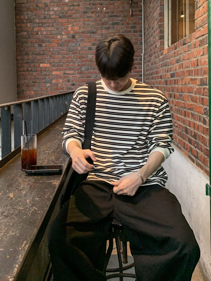 MR Morin Loose fit stripe MTM