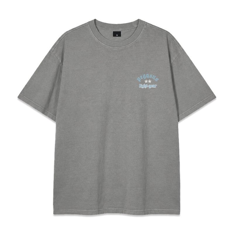 pegasus pigment-dyed short-sleeve t-shirt (3color)