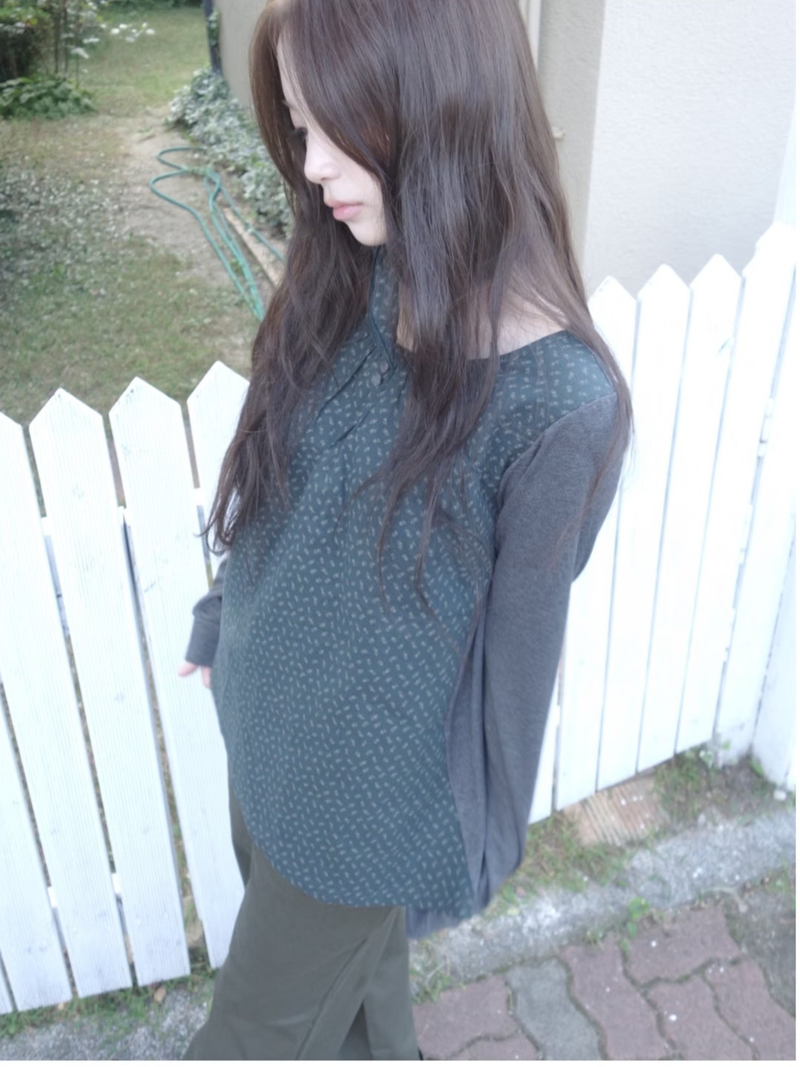 grass scarf tee