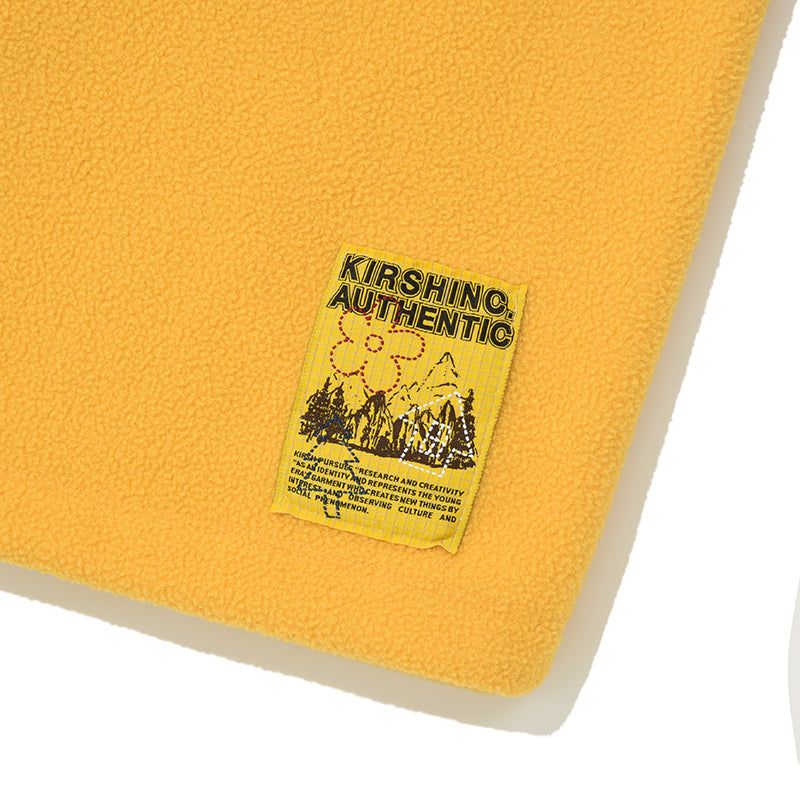 HALF ZIP UP FLEECE TOP [MUSTARD]