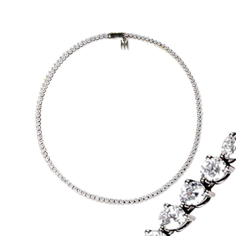 [TWICE] Lenia Necklace (black silver)