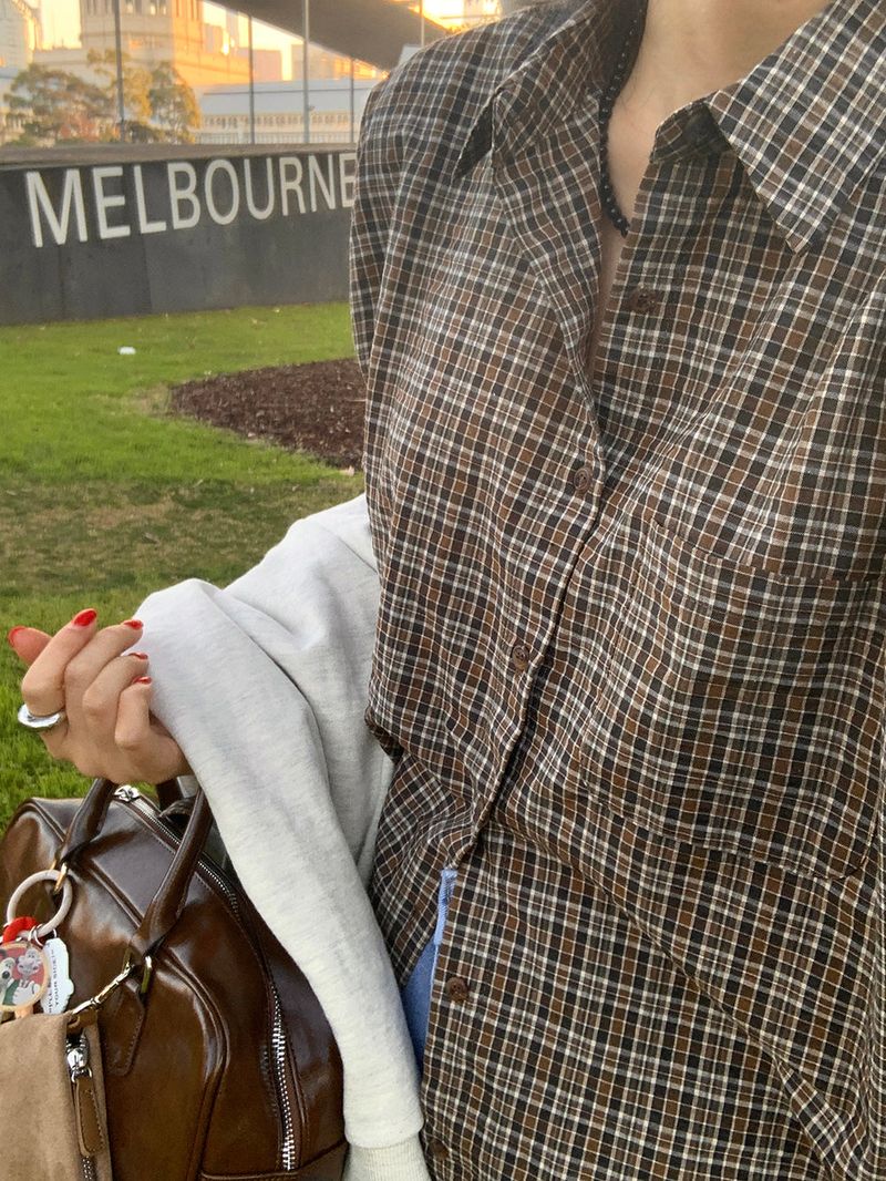 Diack checkered shirt