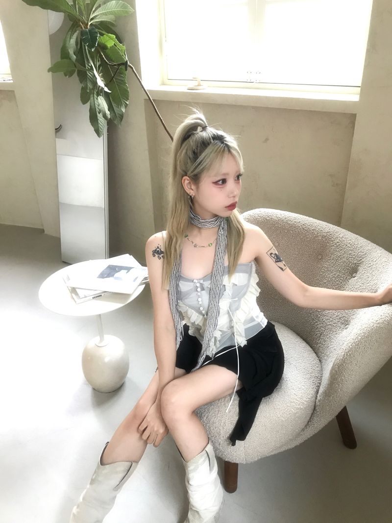 Tinkerbell see-through bustier
