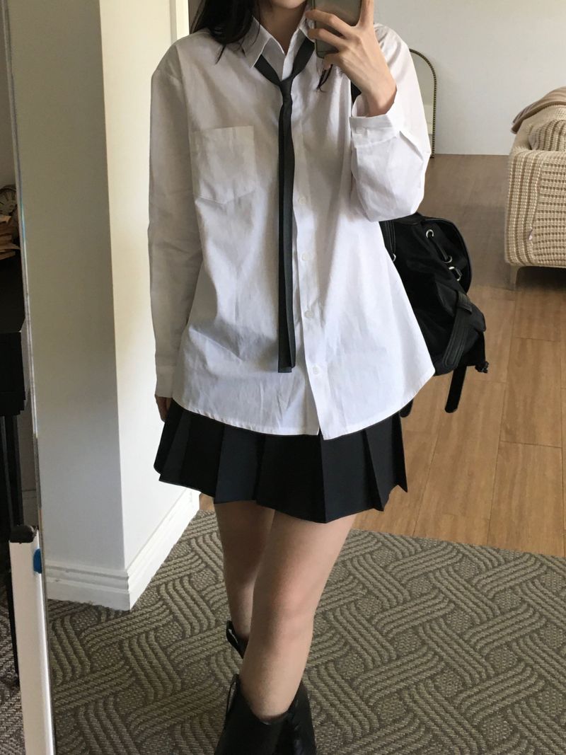 Basic Cotton Shirt (one color)