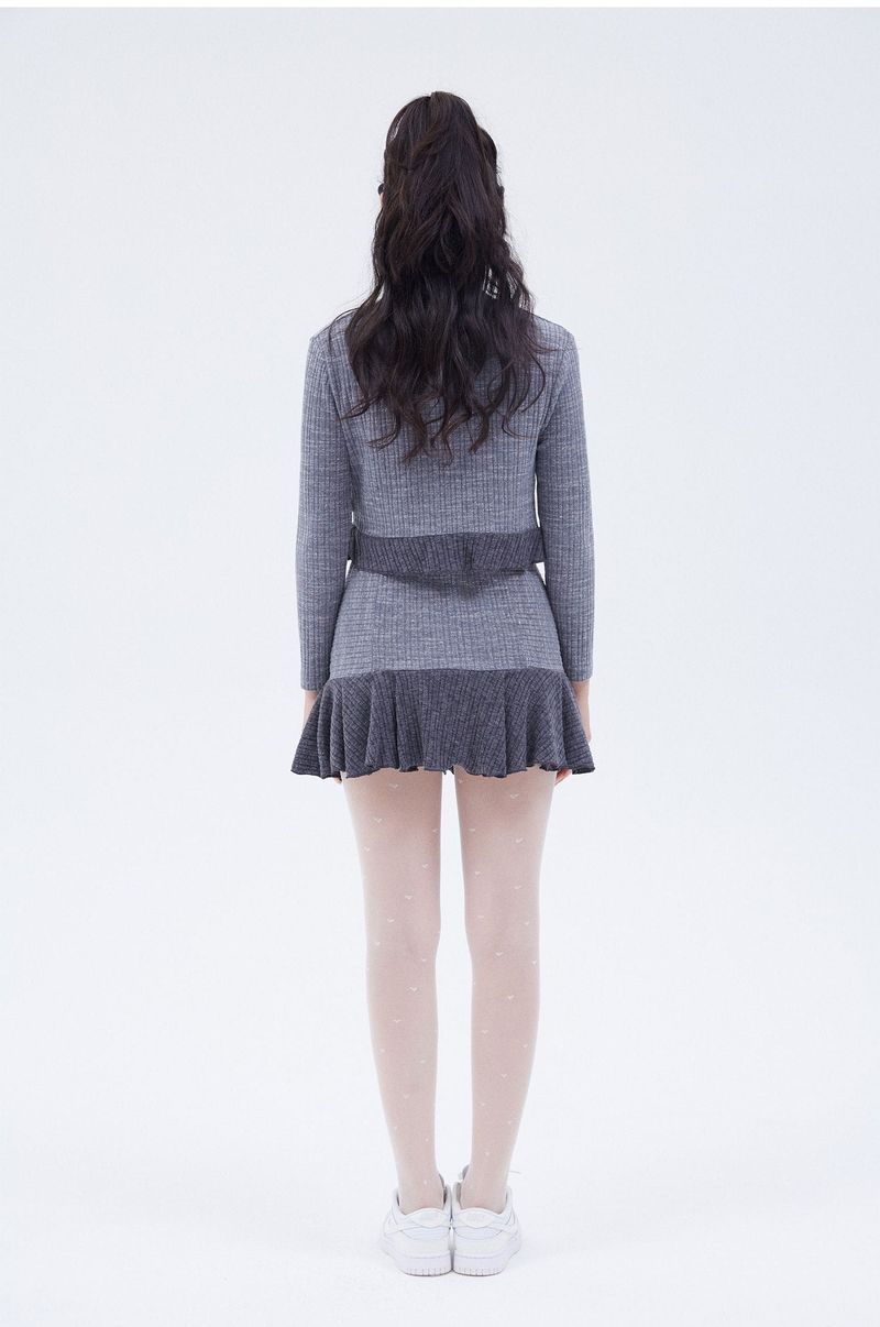 Trumpet Skirt [Grey]