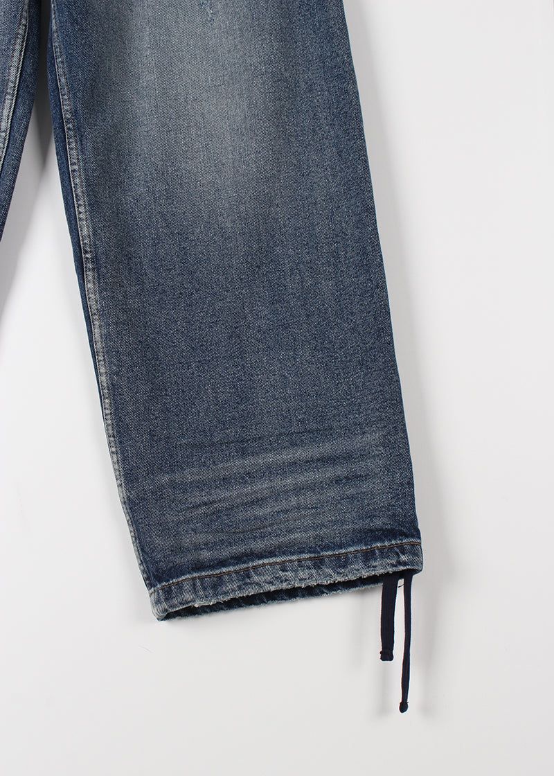 DOUBLE POCKET WIDE DENIM