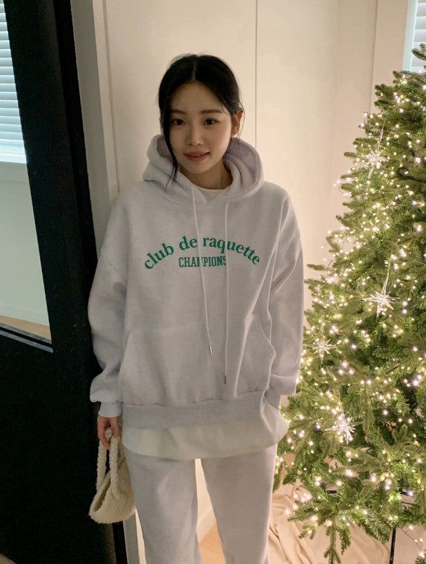 Daily Lettering Hoodie + Jogger Pants Set (3color)