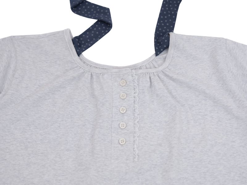 STARRY PENDANT BACK RIBBON TOP