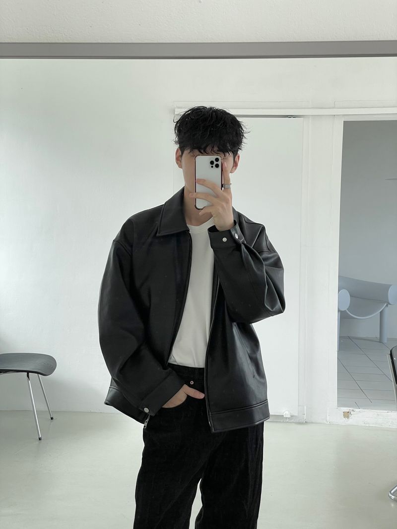 Cent Archive vegan leather jacket