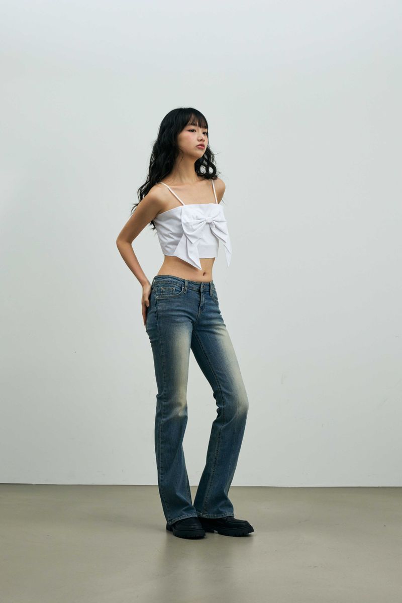 ARI RIBBON BUSTIER / WHITE