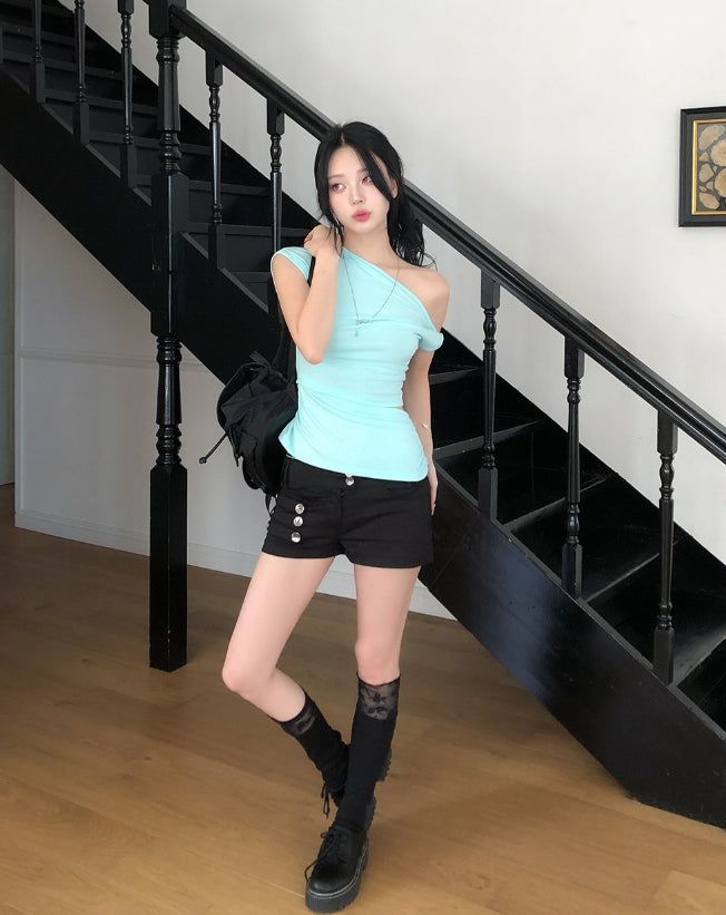 Dept Napoleon Button Shorts