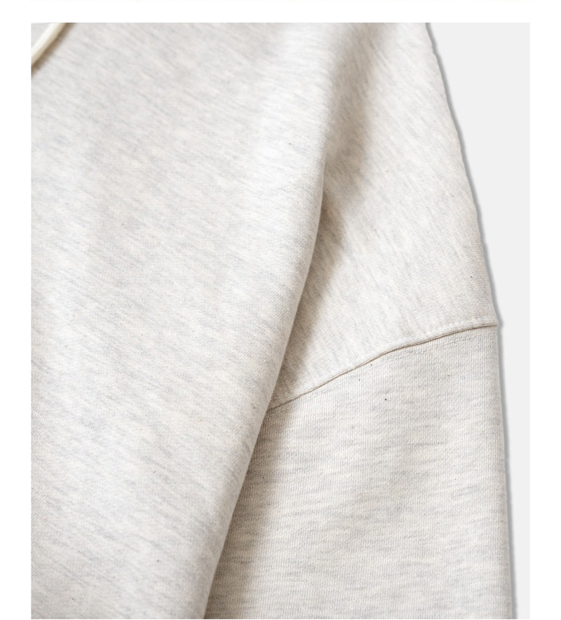 Authentic Relaxed Basic Hoodie Oatmeal