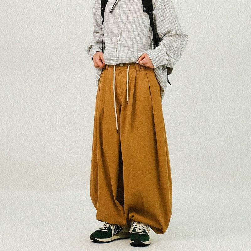 SEMIKAJI(セミカジ)の「THE W Belted Pin-tuck Balloon Pants(Pants)」