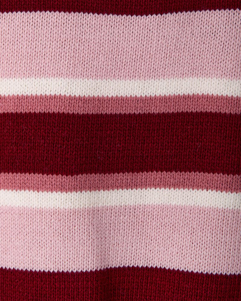 Take knit vest_wine