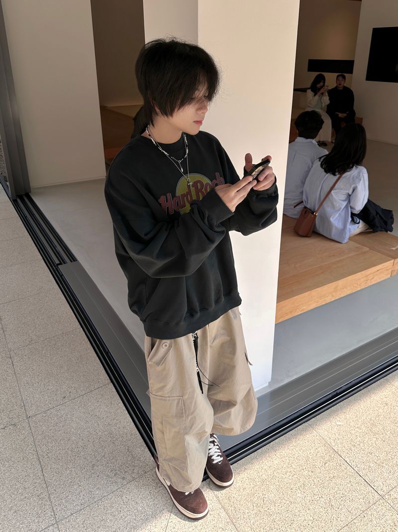 Amekaji Loose Cargo Pants 4C