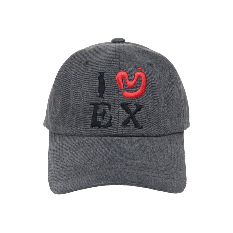 MIYHOO(ミワイフ)の「I LOVE EX BALL CAP ( WASHING CHARCOAL )(Hats)」