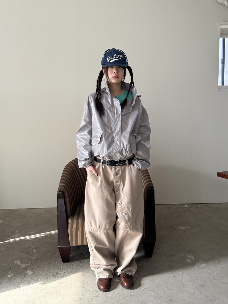 snap cover pants