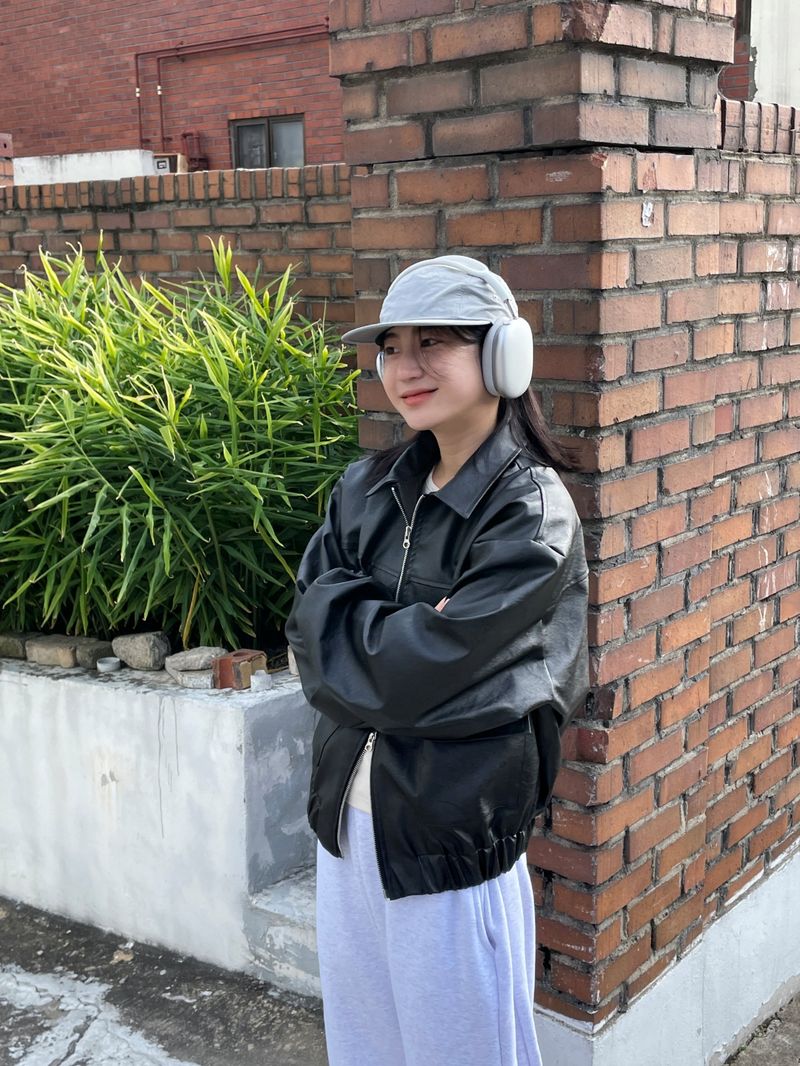 Fabulous two way leather jacket