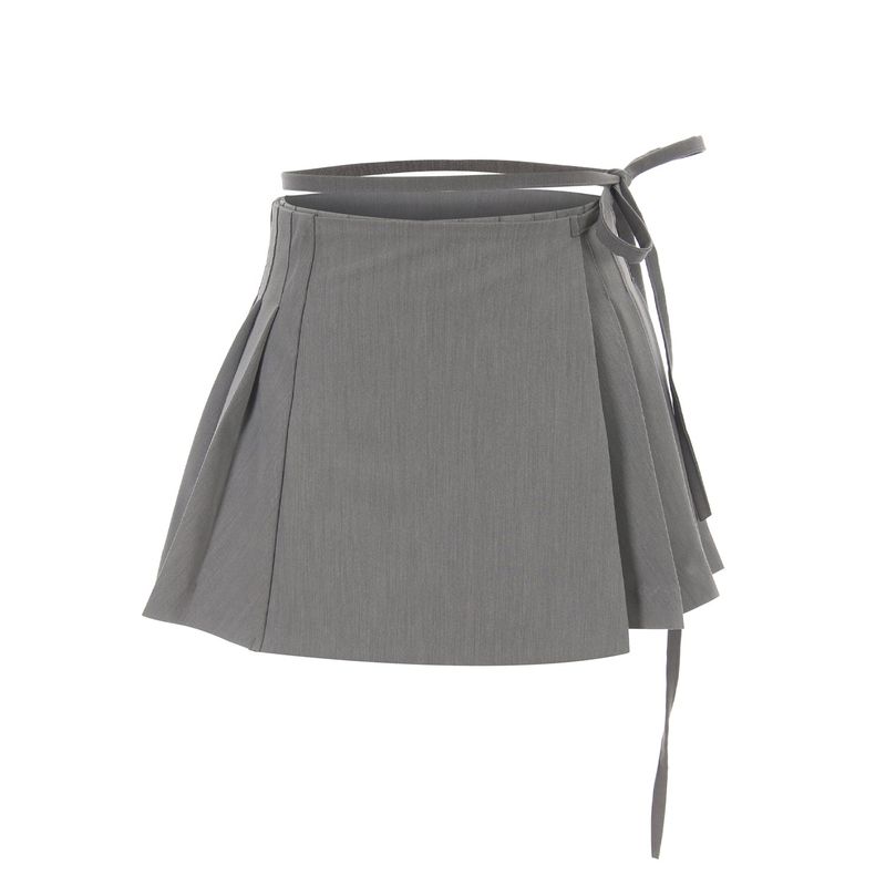 Avant 2-way wrap pleated skirt 003