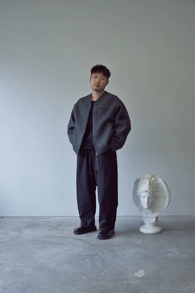 PURE-WOOL 90 Y ZIP-UP JACKET (Charcoal)