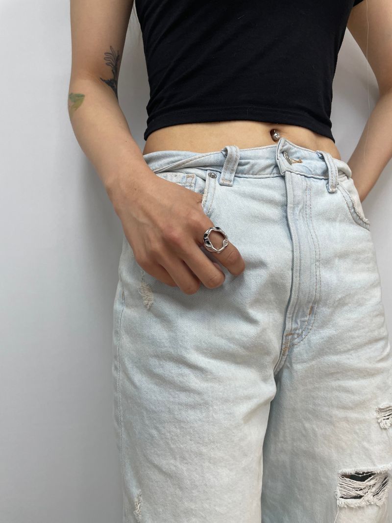 no.47 ring silver (#11 size)