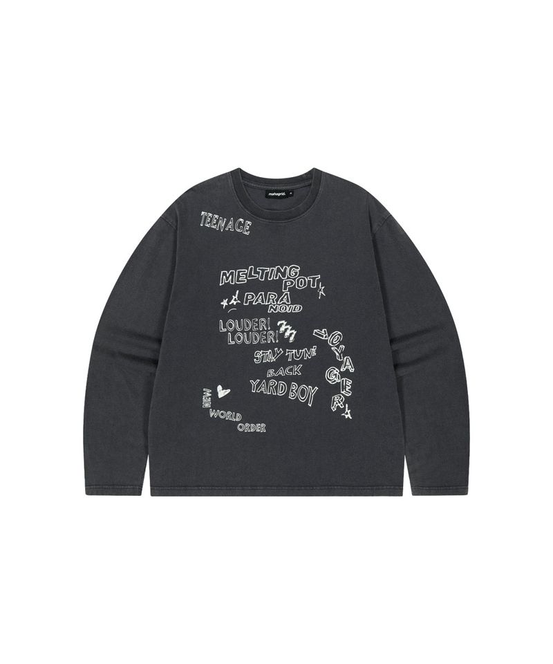 mahagrid（マハグリッド）の「WASHED 10YEARS LS TEE（Tops）」