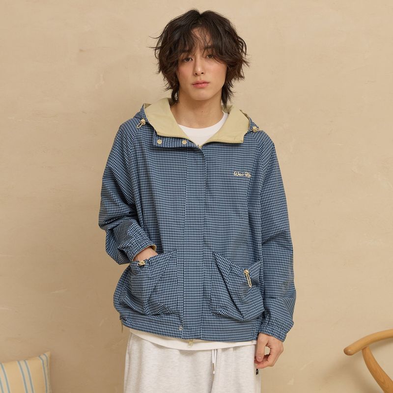 Riversible Check Windbreaker Ver.2