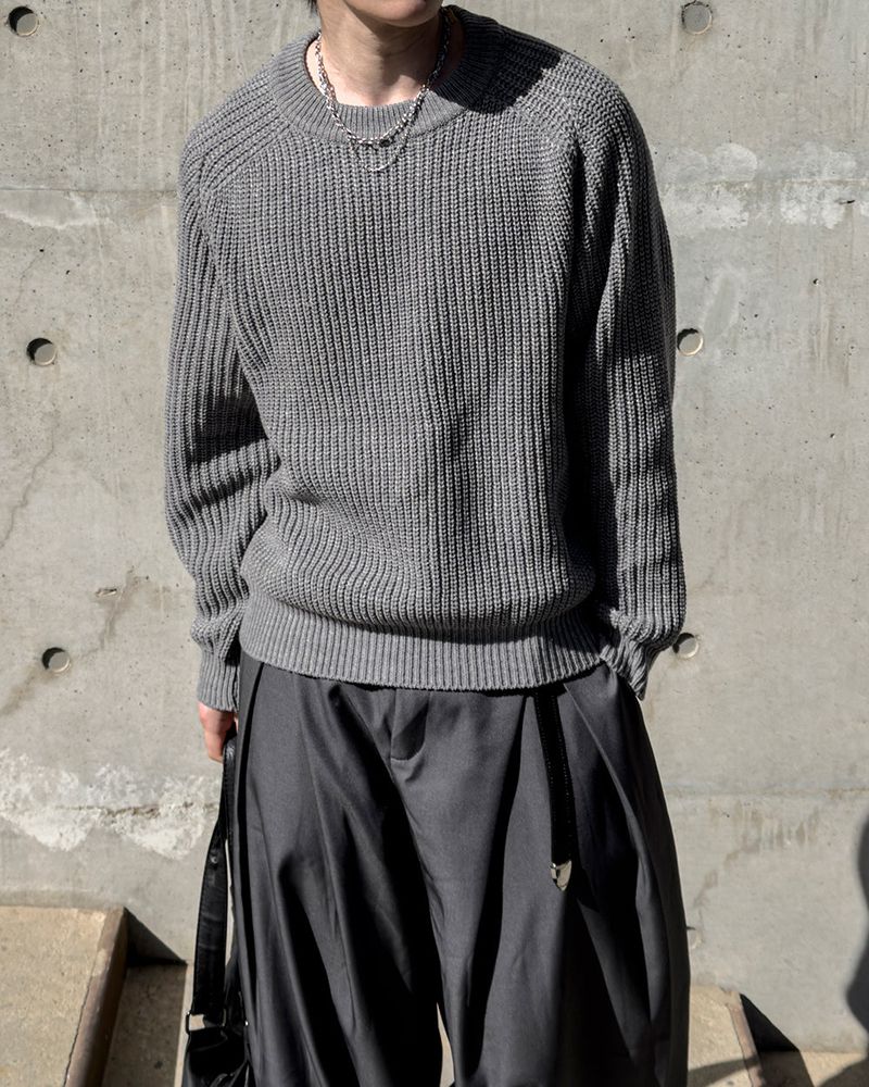 Hild Panel Cropped Hachi Knit