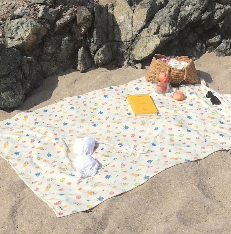 Fruity towel mat