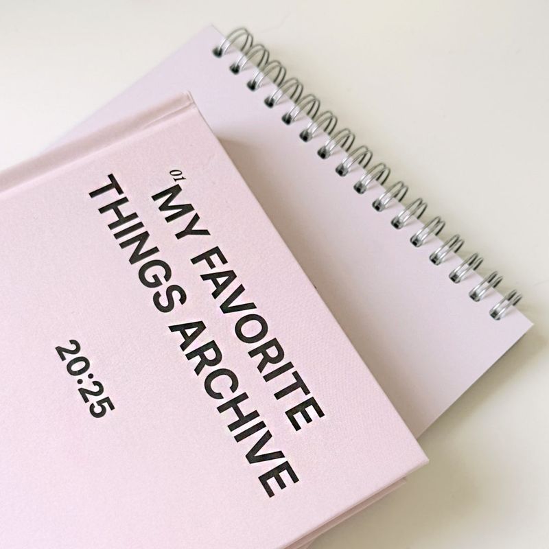 2025 My Favorite Things Archive hard cover diary