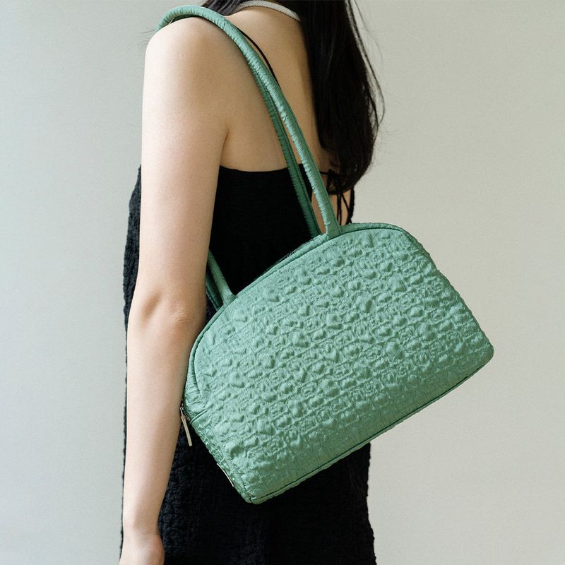 BOLSAC（ボルサック）の「plummy bag_ripple turquoise（Bags）」