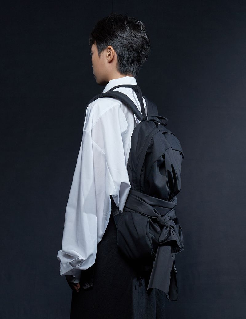 Knotted Backpack (Black)