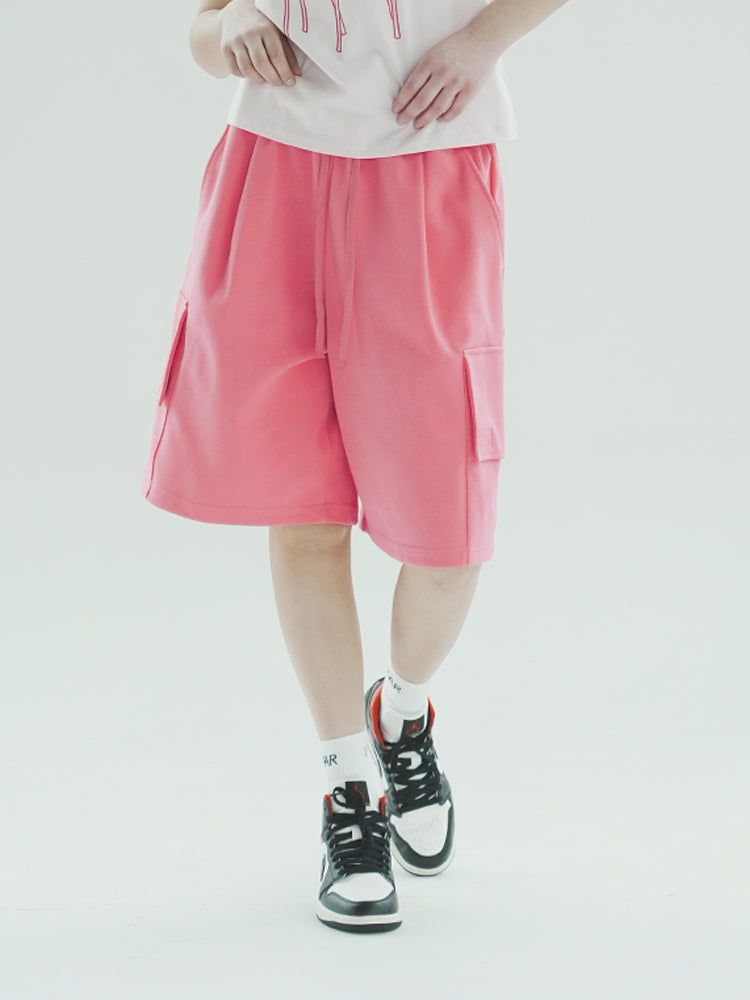 WAAR（ワル）の「P1013 BERMUDA WIDE CARGO PANTS_PINK（Pants）」